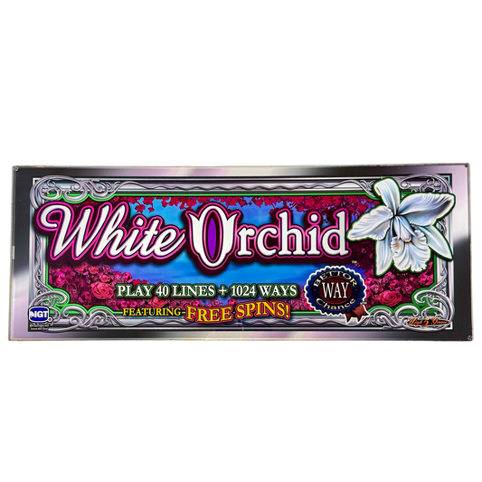 White Orchid Glass