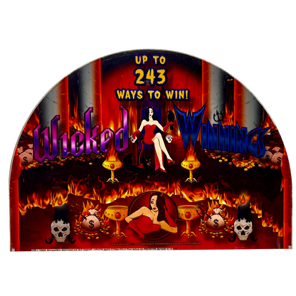 Wicked Winnings Jumbo Slot Glass