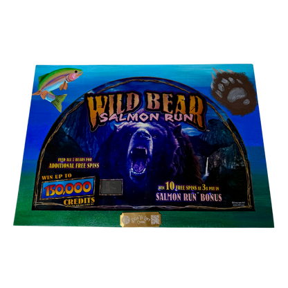 Wild Bear Salmon Run Slot Glass
