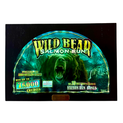 Wild Bear Salmon Run Slot Glass