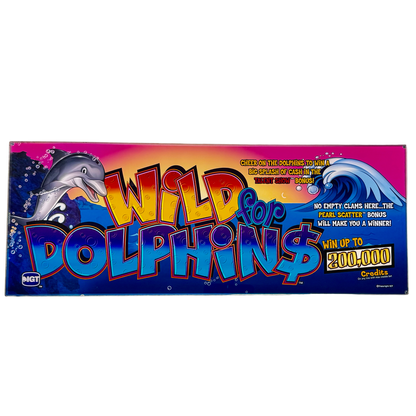 Wild For Dolphins Slot Glass