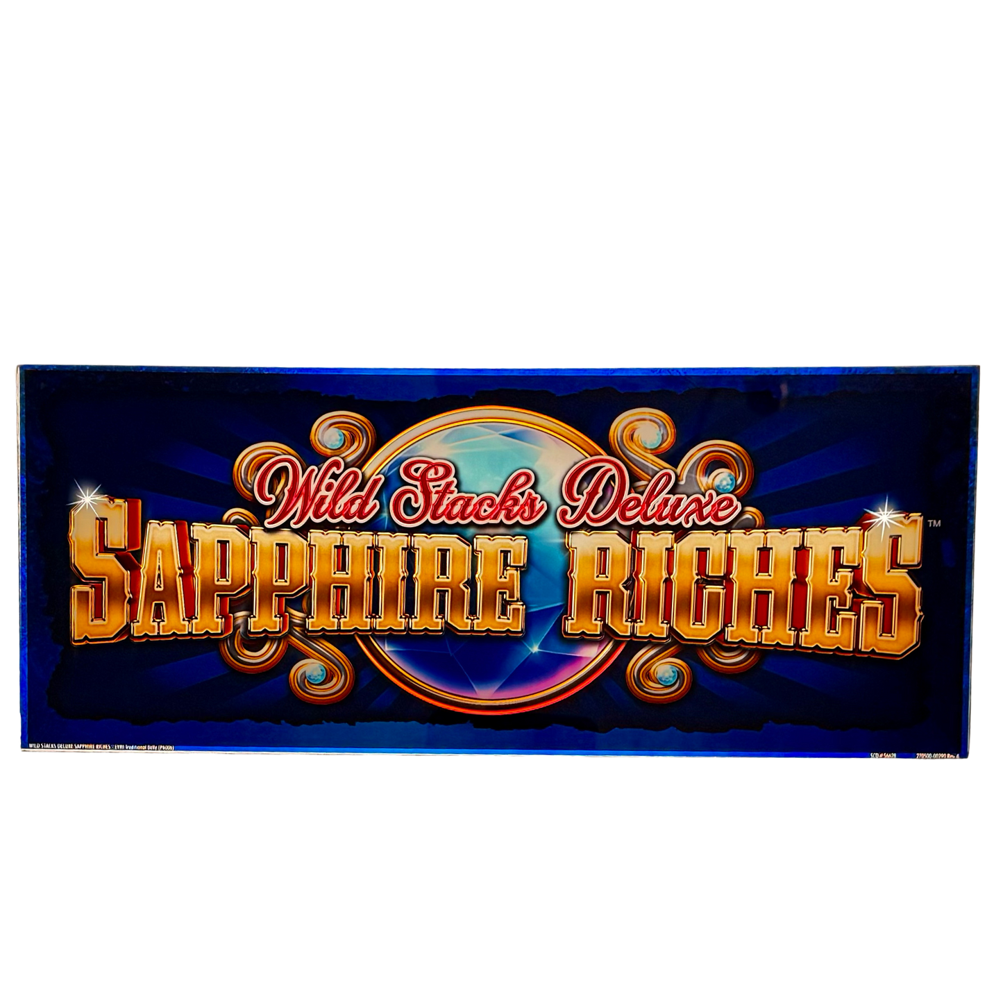 Sapphire Riches Slot Glass