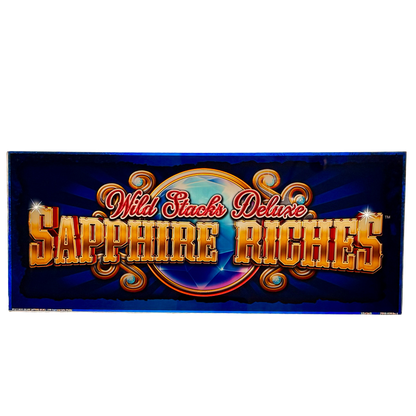 Sapphire Riches Slot Glass