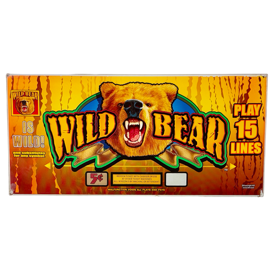 Wild Bear Slot Glass