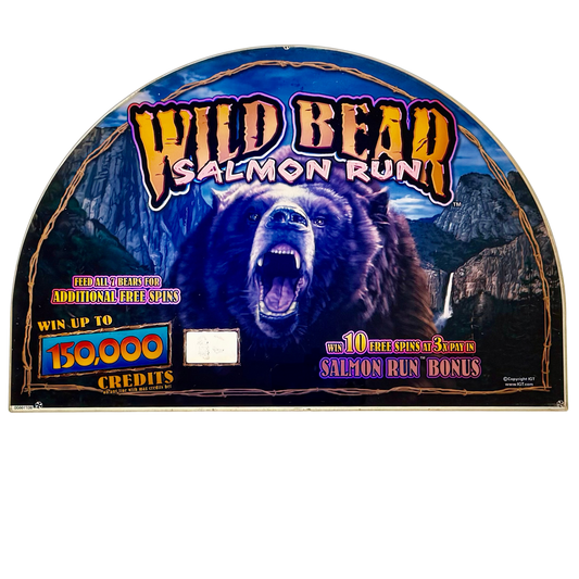 Wild Bear Salmon Run Slot Glass