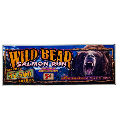 Wild Bear Salmon Run Slot Glass