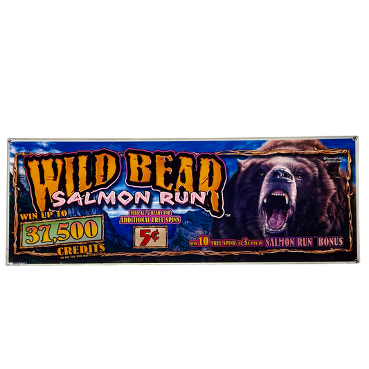 Wild Bear Salmon Run Slot Glass