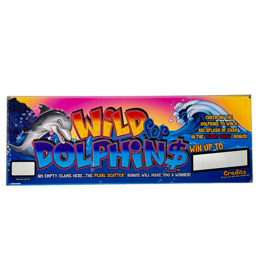 Wild For Dolphins Slot Glass