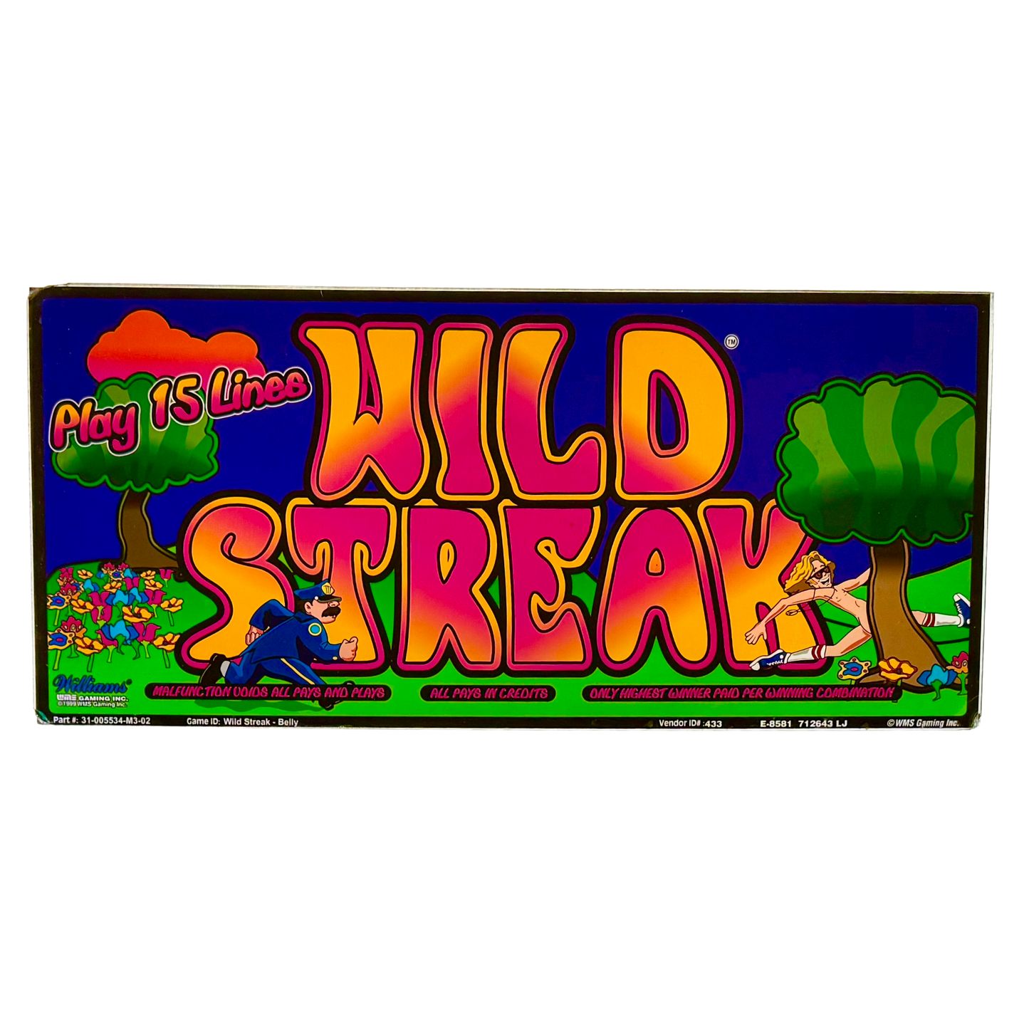 Wild Streak Slot Glass