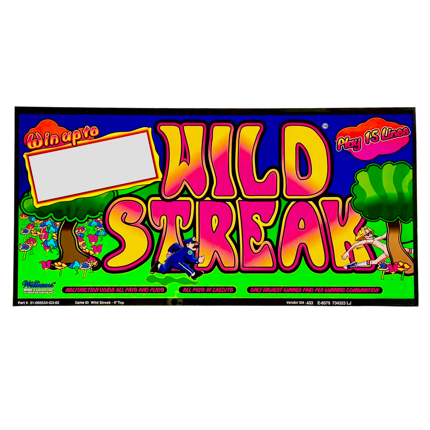 Wild Streak Slot Glass