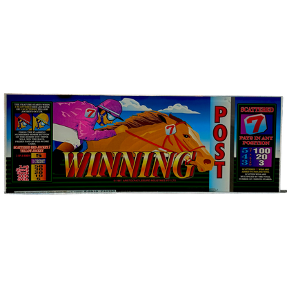 Winning Post Slot Glass