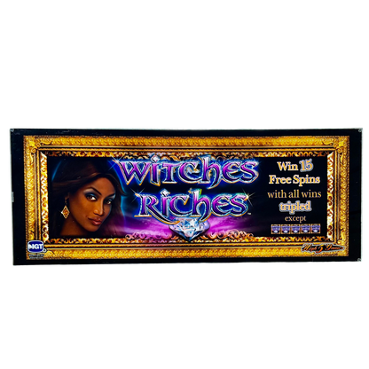 Witches Riches Slot Glass