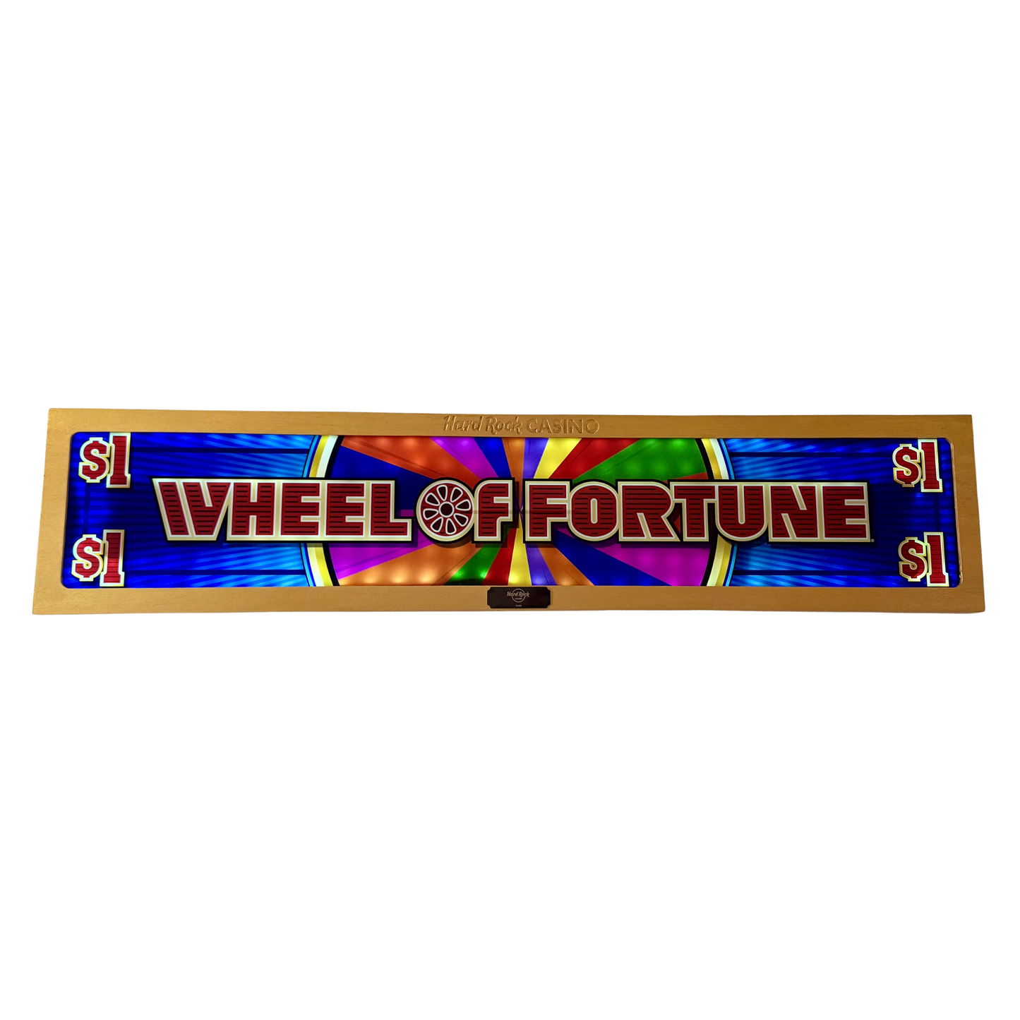 Wheel Of Fortune Slot Retro Acrylic