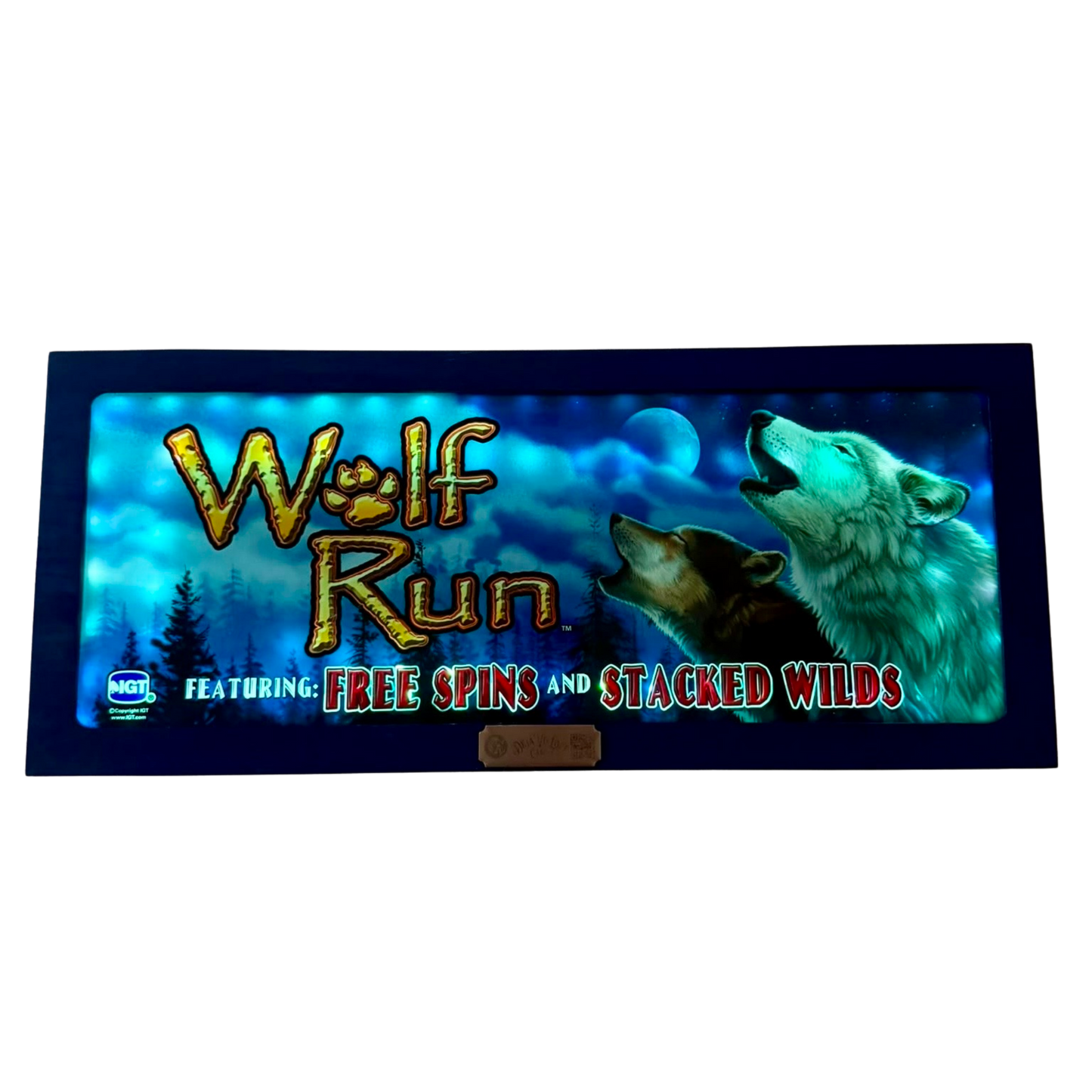 Wolf Run Slot Glass