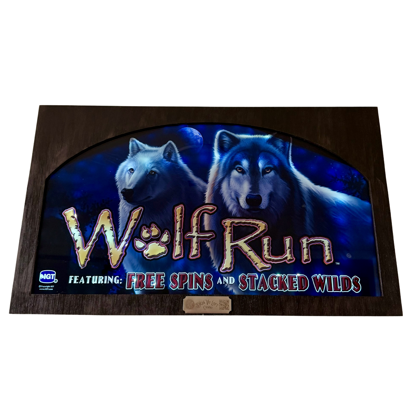 Wolf Run Slot Glass