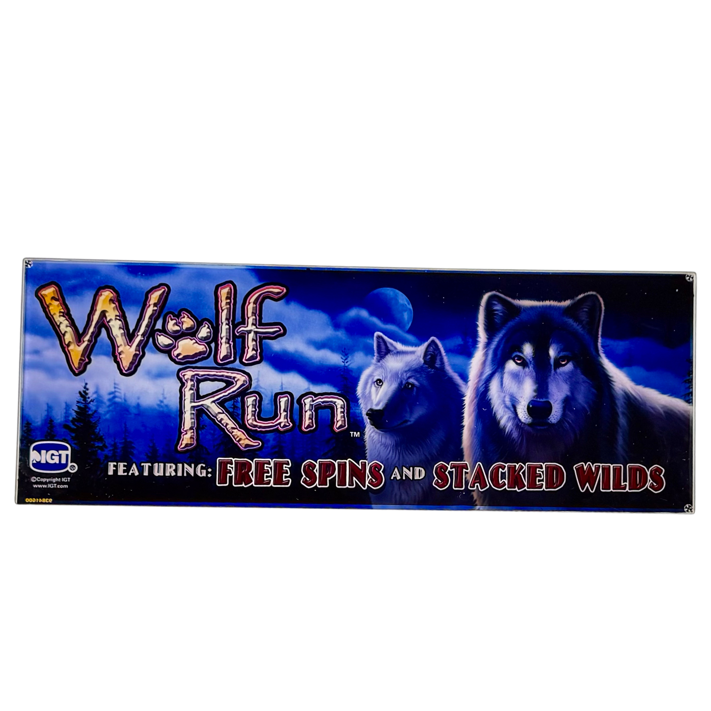 Wolf Run Slot Glass