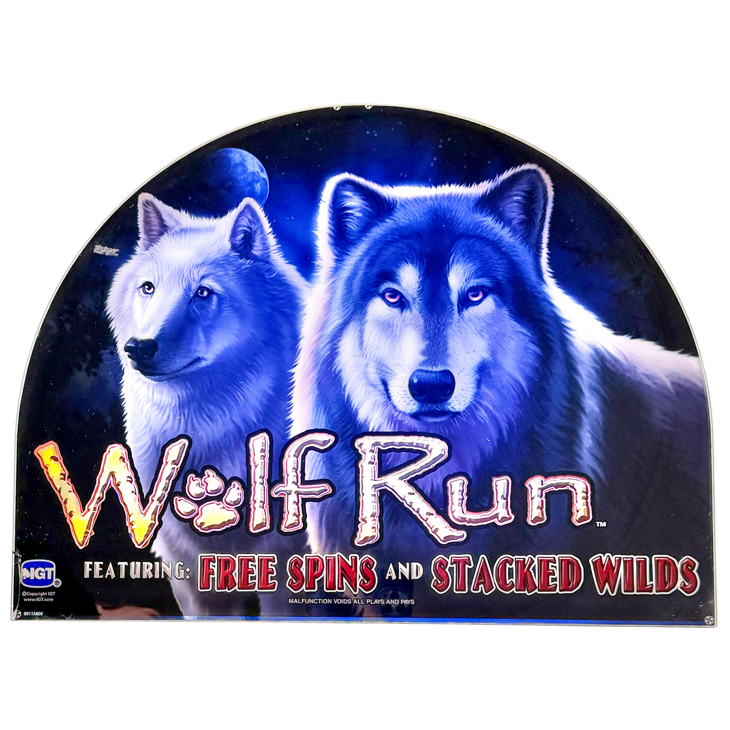 Wolf Run Jumbo Slot Glass