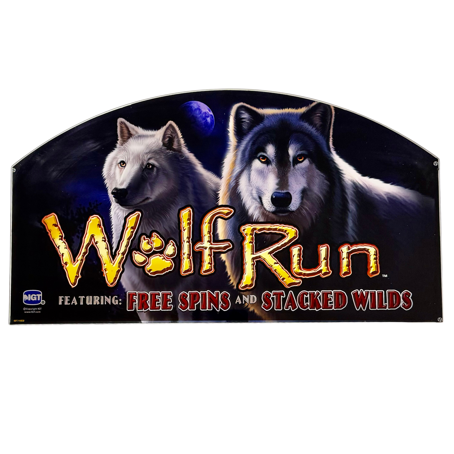 Wolf Run Slot Glass