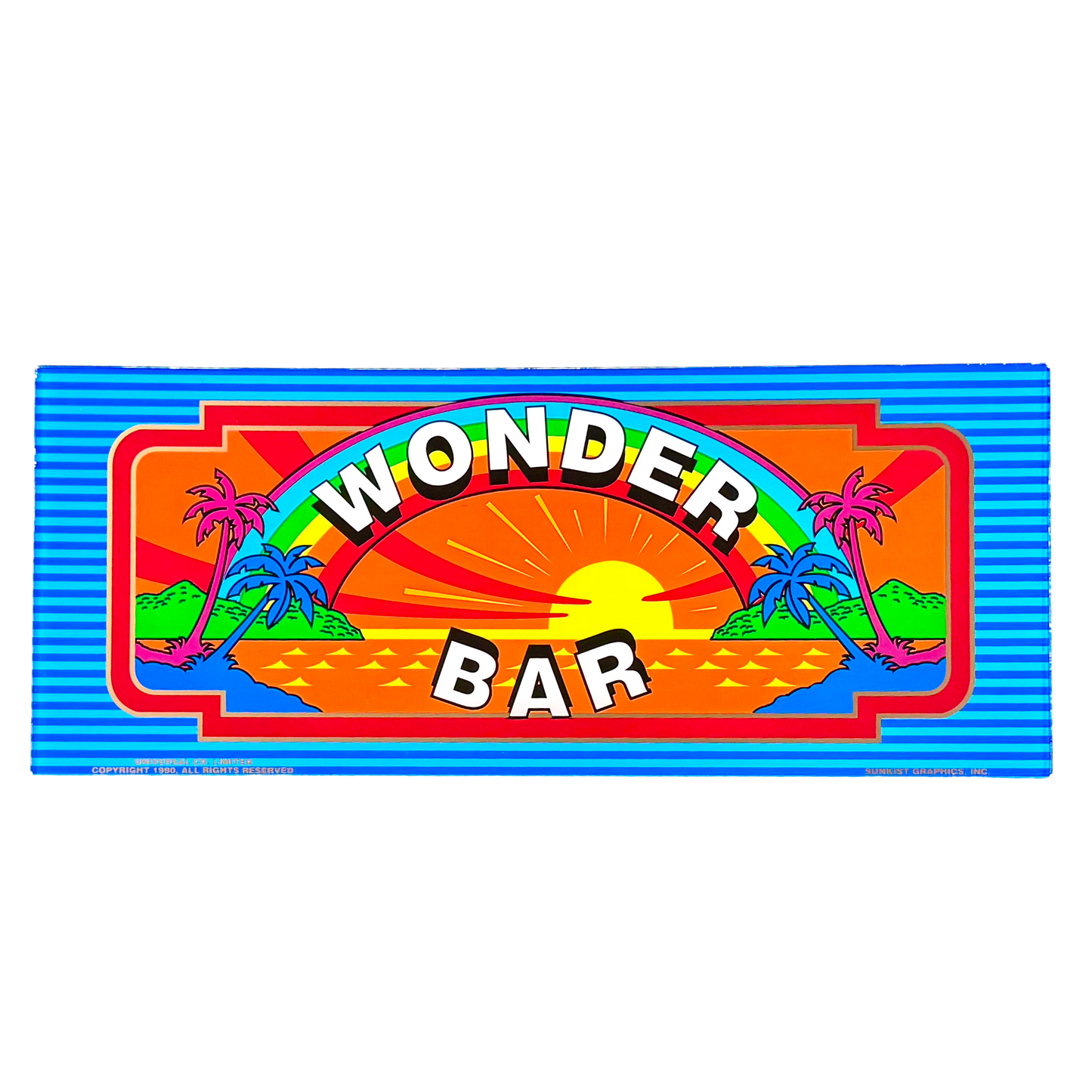 Wonder Bar Retro Slot Glass