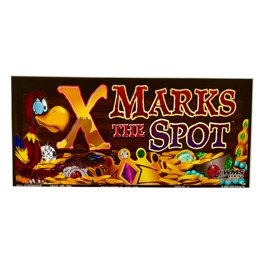 X Marks The Spot Slot Glass