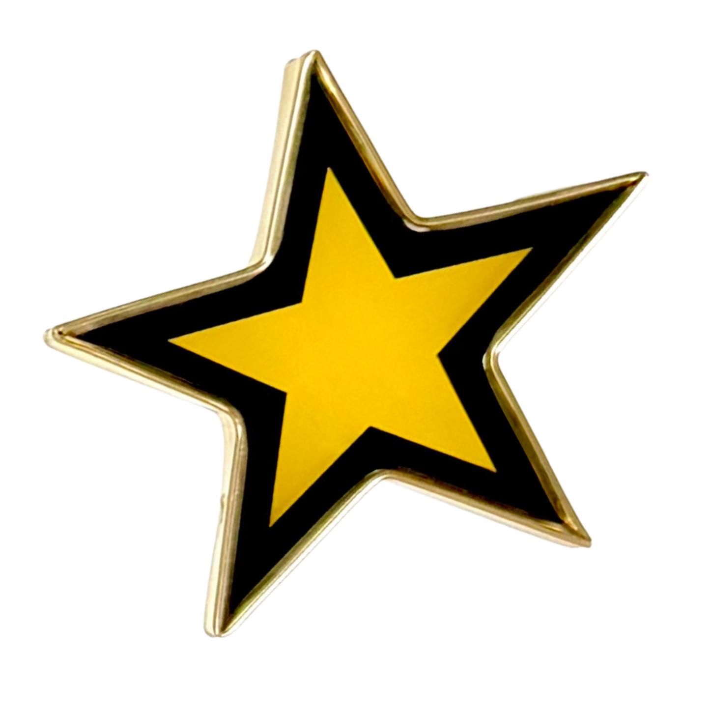 Yellow Star Slot Retro Acrylic