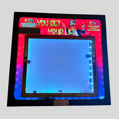 You Bet Your Life Jumbo Slot Glass