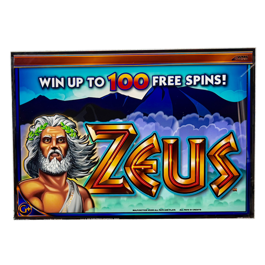 Zeus Jumbo Slot Glass